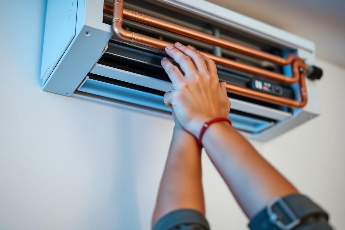 Split AC installation